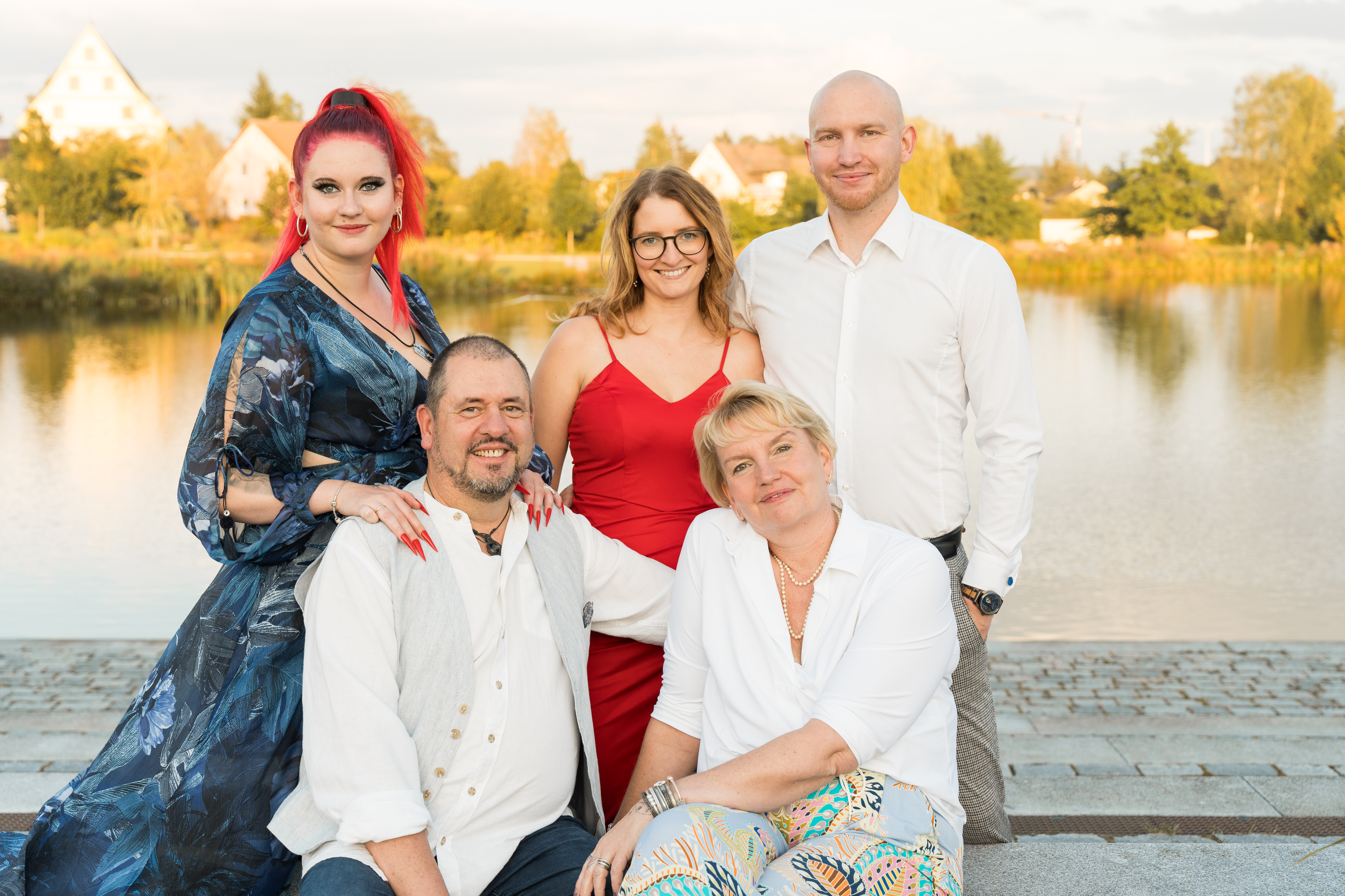 lila bus shop - die Familie