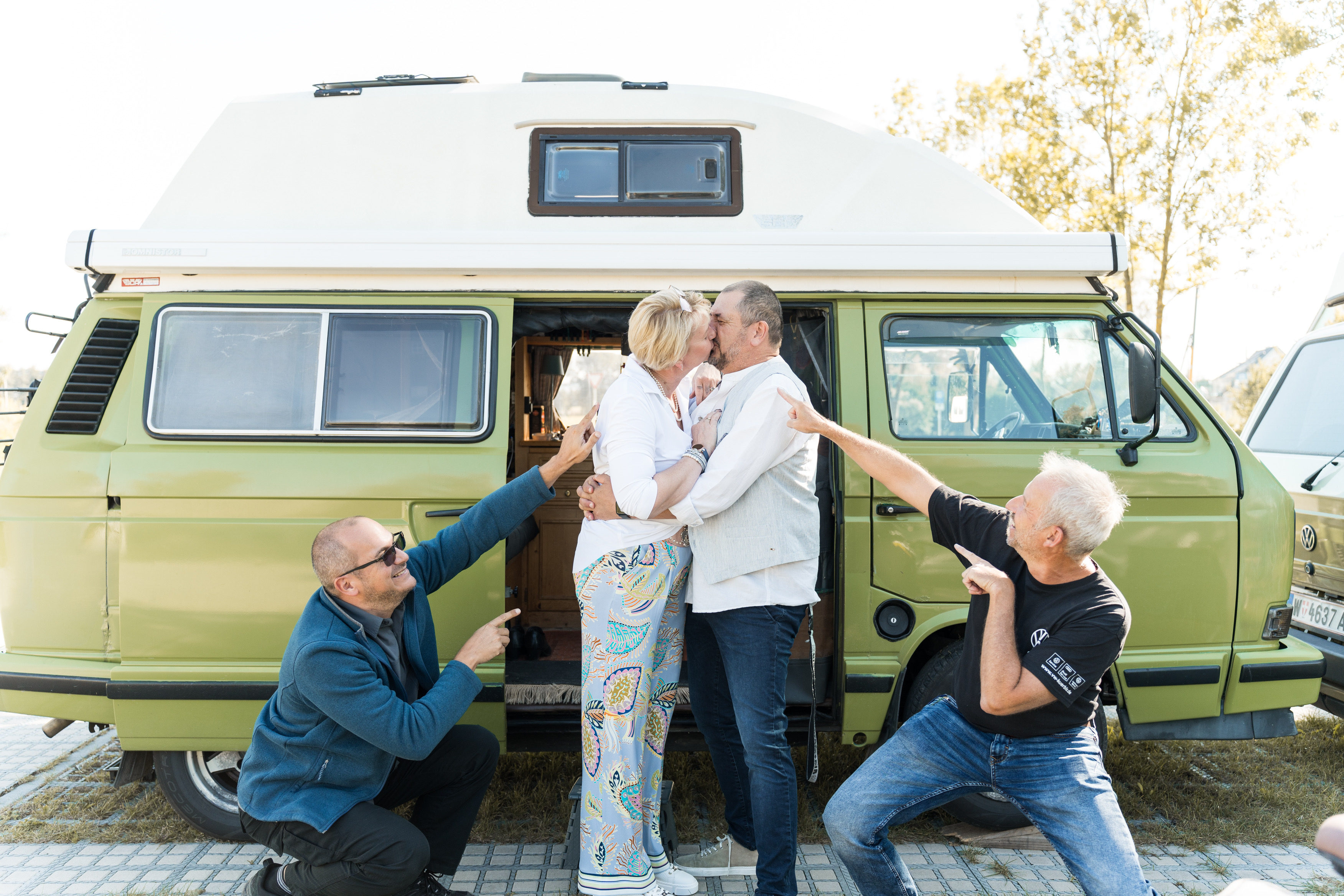 Grüner T3 mit 4 Personen