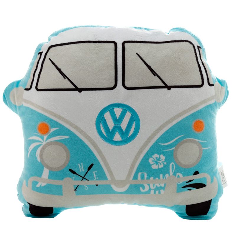 Kissen VW Bus Form hellblau