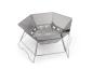 Preview: Grill- und Feuerschale "Hexagon" - 40 x 45 cm