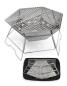 Preview: Grill- und Feuerschale "Hexagon" - 40 x 45 cm