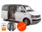 Preview: VanQuito VW Bus T5 / T6 / T6.1 Insektenschutzgitter Schiebetür rechts- fine mesh - Magnetreißverschluss