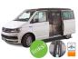 Preview: VanQuito VW Bus T5 / T6 / T6.1 Insektenschutzgitter Schiebetür links - Magnetreißverschluss