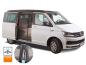 Preview: VanQuito VW Bus T5 / T6 / T6.1 Insektenschutzgitter Schiebetür rechts - Magnetreißverschluss