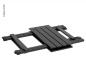 Preview: Klapptisch SINGLE BLACK 50x50x64 cm, Alu