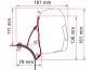 Preview: Komplettset Markise Fiamma F45s VW Bus T5 / T6 / T6.1 (auch Aufstelldach) #98655Z159