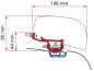 Preview: Komplettset Markise Fiamma F40van für T5 / T6 / T6.1 MIT C-Schiene #98655Z165