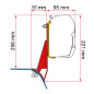 Preview: Fiamma Adapter F45s / F43van Ford Custom V710 Flachdach ab BJ 2023