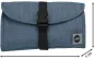 Preview: Washbag Kulturbeutel faltbar blau mit Maßangaben in cm