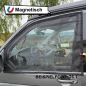 Preview: Moskitonetz, Insektenschutzgitter T4, Fahrerhaus 2tlg., Magnetbefestigung