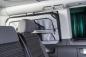 Preview: VanEquip Fensterpacktasche im Set mit Paneel, weniger tief (11 cm), VW T5 / T6 / T6.1, hellgrau, Fahrerseite (links)