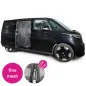 Preview: VanQuito Moskitonetz für VW ID BUZZ Schiebetür rechts (Beifahrerseite) langer Radstand - fine mesh - Magnetreißverschluss