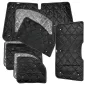 Preview: Set: Thermomatten Komplettset 8-teilig schwarz Renault Kangoo 2008-2021 - Heckklappe - STANDARD