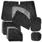 Preview: Set: Thermomatten schwarz Komplettset 9-teilig Renault Kangoo 2008-2021