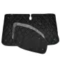 Preview: Set: Thermomatten Komplettset 8-teilig schwarz für Ford Custom 2012 - 09/2023 kurzer Radstand für Heckklappe STANDARD