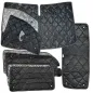 Preview: Set: Thermomatten schwarz Komplettset 8-teilig Mercedes Vito / Viano 2004 - 2014 (W639) extra langer Radstand für Heckklappe