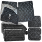 Preview: Set: Thermomatten schwarz Komplettset 9-teilig Mercedes Vito/Viano 2004-2014 (639) extralang