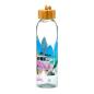 Preview: Volkswagen VW T1 Bulli Waves Wasserflasche - Glas & Bambus