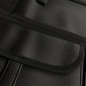 Preview: Organizer Rücksitztasche Kunstleder komplett schwarz