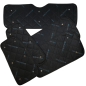 Preview: Thermomatten Ford Tourneo Custom V710 ab 2024 / VW neue Transporter Wohnraum kurzer Radstand 5 tlg incl. Heck