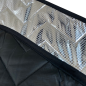 Preview: Detail Thermomatten innen schwarz / außen silber