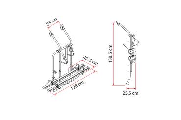 Fahrradträger T4 Doppeltür / Flügeltür FIAMMA Carry Bike #02096-22-