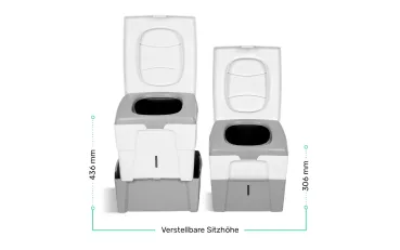SKizze mit Maßen Trenntoilette