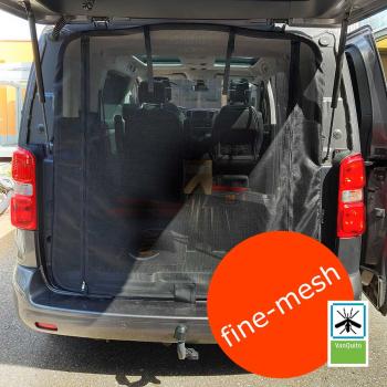 VanQuito Insektenschutzgitter Moskitonetz Heckklappe für Pössl Campster, Citroen Spacetourer, Peugeot Traveller und Toyota Proace - fine mesh