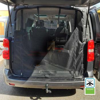 VanQuito Insektenschutzgitter Moskitonetz Heckklappe für Pössl Campster, Citroen Spacetourer, Peugeot Traveller und Toyota Proace  - Standard