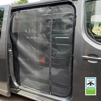 VanQuito Insektenschutzgitter Moskitonetz Schiebetür rechts Pössl Campster, Citroen Spacetourer, Peugeot Traveller und Toyota Proace L2 + L3