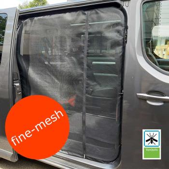 VanQuito Insektenschutzgitter Moskitonetz Schiebetür rechts Pössl Campster, Citroen Spacetourer, Peugeot Traveller und Toyota Proace - fine mesh L2 + L3