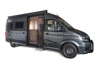 VanQuito Moskitonetz Schiebetür VW Crafter / MAN TGE ab 2017 - fine mesh H2 + H3