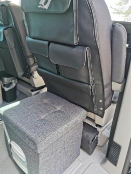 VanEquip Rücksitztasche / Rückenlehnentasche "Premium", hellgrau