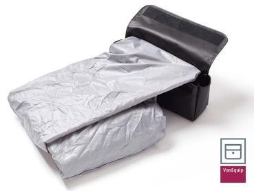 VanEquip Duschvorhang mit Stautasche für Heckklappenverkleidung T5 / T6 / T6.1