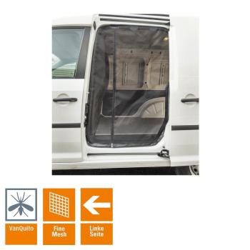 VanQuito VW Caddy und Caddy Maxi Insektenschutzgitter Schiebetür Baujahr 2015 - 02/2020 - fine mesh - links (Fahrerseite)