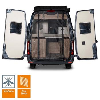 VanQuito Moskitonetz Heck MB Sprinter H2 ab 2018 - fine mesh