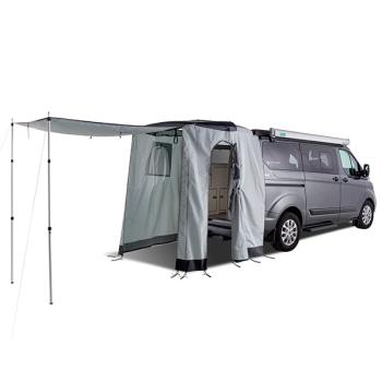 VanSpace Heckzelt Kombi für Ford Custom ab BJ 2014 - 09/2023 hellgrau