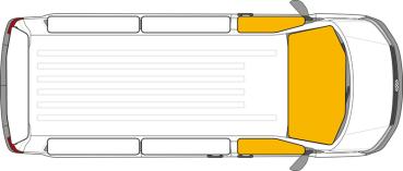 Thermomattenset 3-tlg. Fahrerhaus Caddy 5 ab 11/2020 / Ford Tourneo Connect ab 5/2022 Magnetbefestigung