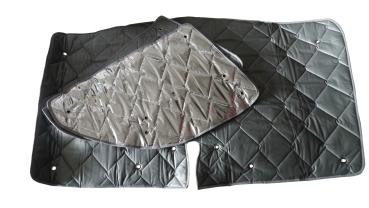 Thermomatten Premium VW T5 / T6 / T6.1 mit Originalverkleidung Komplettset - zum Konfigurieren - mit farbigem Einfassband