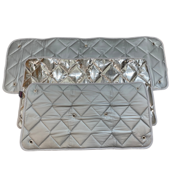 Preview: Thermomattenset Wohnraum Ford Nugget  6tlg. 2000 - 2013 ohne Schiebefenster Mitte Fahrerseite Premium