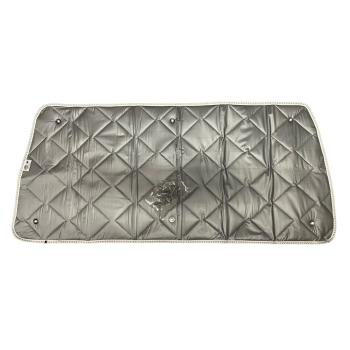 Thermomatten Heckklappe mit grauer Innenseite und silberner Außenseite