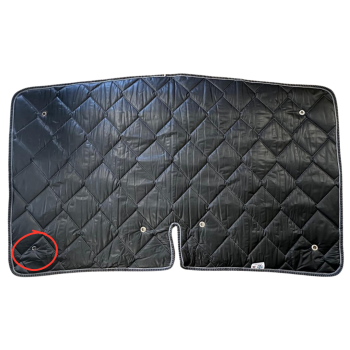 Preview: Thermomatten schwarz VW Caddy 2004 - 2020 Fahrerhaus Frontmatte beschädigt