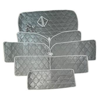 Thermomatten Standard Mercedes Vito / Viano Komplettset 8-teilig  2003 - 2014 extralang für Heckklappe