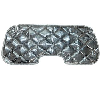 Preview: Thermomatten Heckklappe mit grauer Innenseite und silberner Außenseite