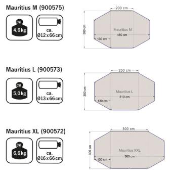Sonnenvordach Mauritius M 4,6x3m