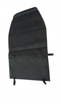 Organizer Rücksitztasche Kunstleder schwarz / grau