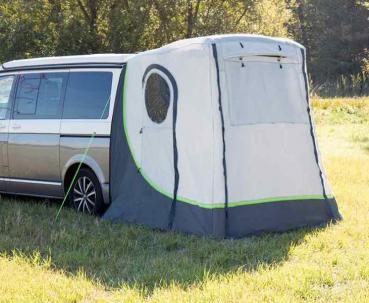 Heckzelt Upgrade Premium speziell für VW T5 und T6 Heckklappe