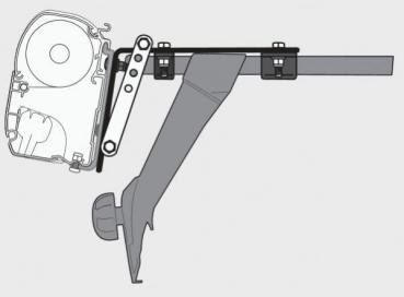 Fiamma Adapter F45s/F43van Dachträger Roof Rail #98655-770