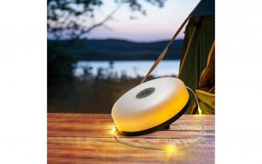 2in1 Campinglaterne- und Lichterkette mit USB-Anschluss und 5 Beleuchtungsmodi