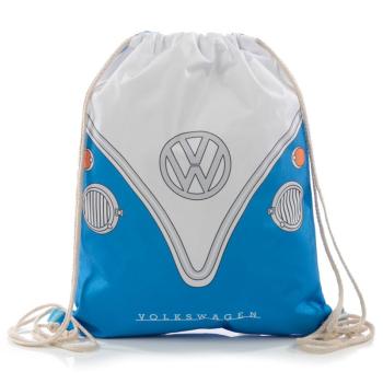 Volkswagen Bulli VW Bus T1 Blauer Kordelzugbeutel Gymbag Rucksack